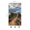 Fototapete Landschaft Strand Meer Grün Blau 2528N-81