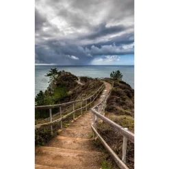 Fototapete Landschaft Strand Meer Grün Blau 2528N-81