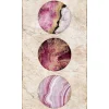 Fototapete Marmoroptik Grafisch Beige Lila Gold 39851-1
