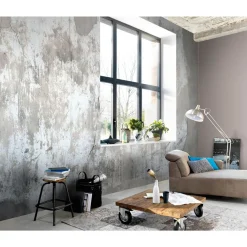 Fototapete Mauer Betonoptik Used-Look Grau Beige 2226-15