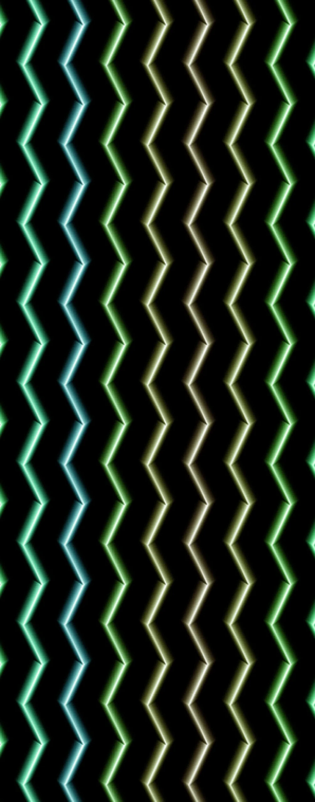 Fototapete Neon 3D Grafik Zick-Zack schwarz blau