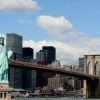 Fototapete New York Freiheitsstatue Skyline 360x270cm