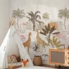 Fototapete Oase Exotisch Grau Beige Bunt 39875-1