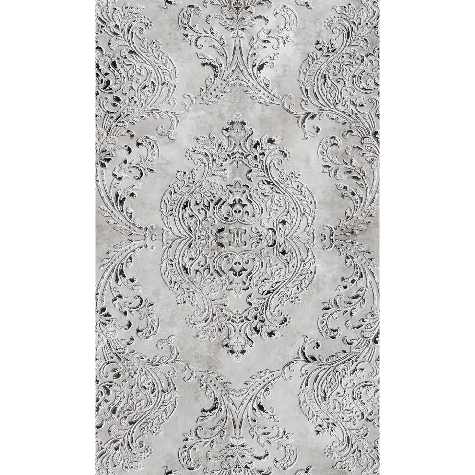 Fototapete Ornamente Barock Vintage Grau 39835-1