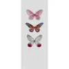 Fototapete Panel Vlies Schmetterlinge grau Premium