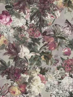 Fototapete Rasch Passepartout Blumen lila bunt 606843