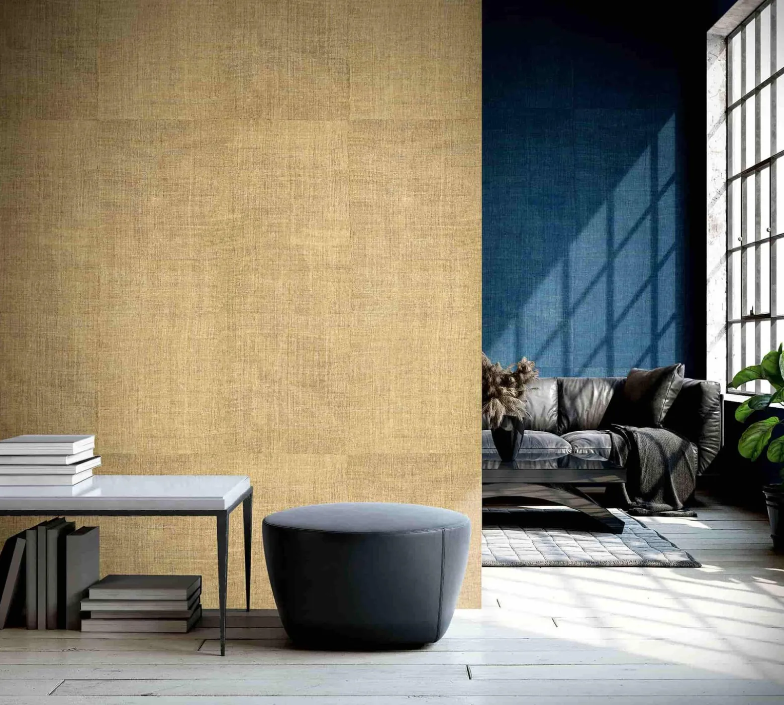 Fototapete Textil Kacheln Struktur braun beige Marburg