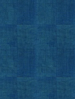 Fototapete Textil Kacheln Struktur blau schwarz Marburg