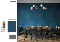 Fototapete Textil Kacheln Struktur blau schwarz Marburg