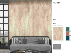 Fototapete Textil Vintage Dreiecke Grafisch beige Marburg