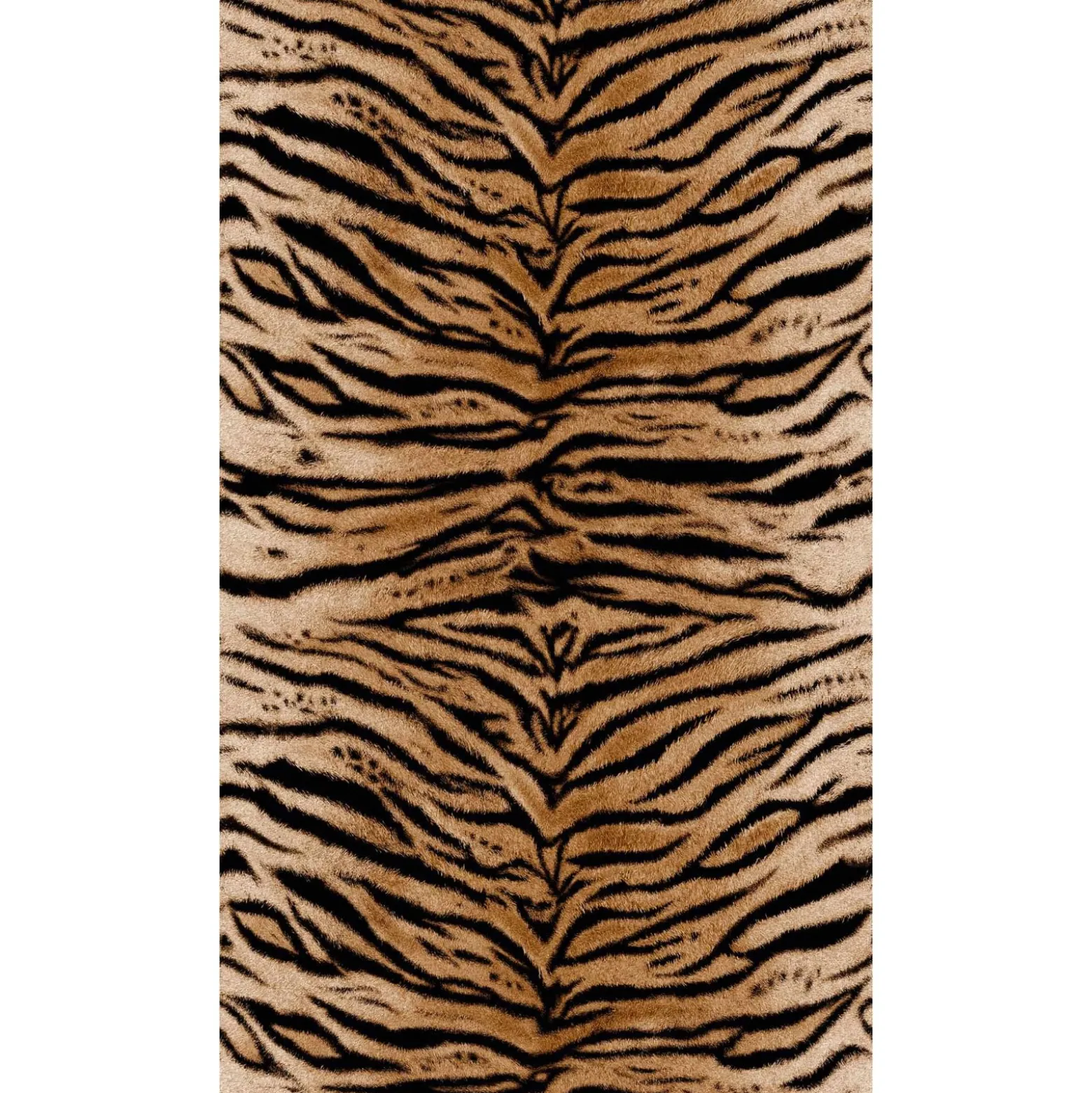 Fototapete Tiger Felloptik Braun Schwarz 39830-1