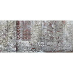 Fototapete Vlies Backstein Mauer braun creme