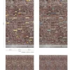 Fototapete Vlies Backstein Mauer rot-braun blau 47254