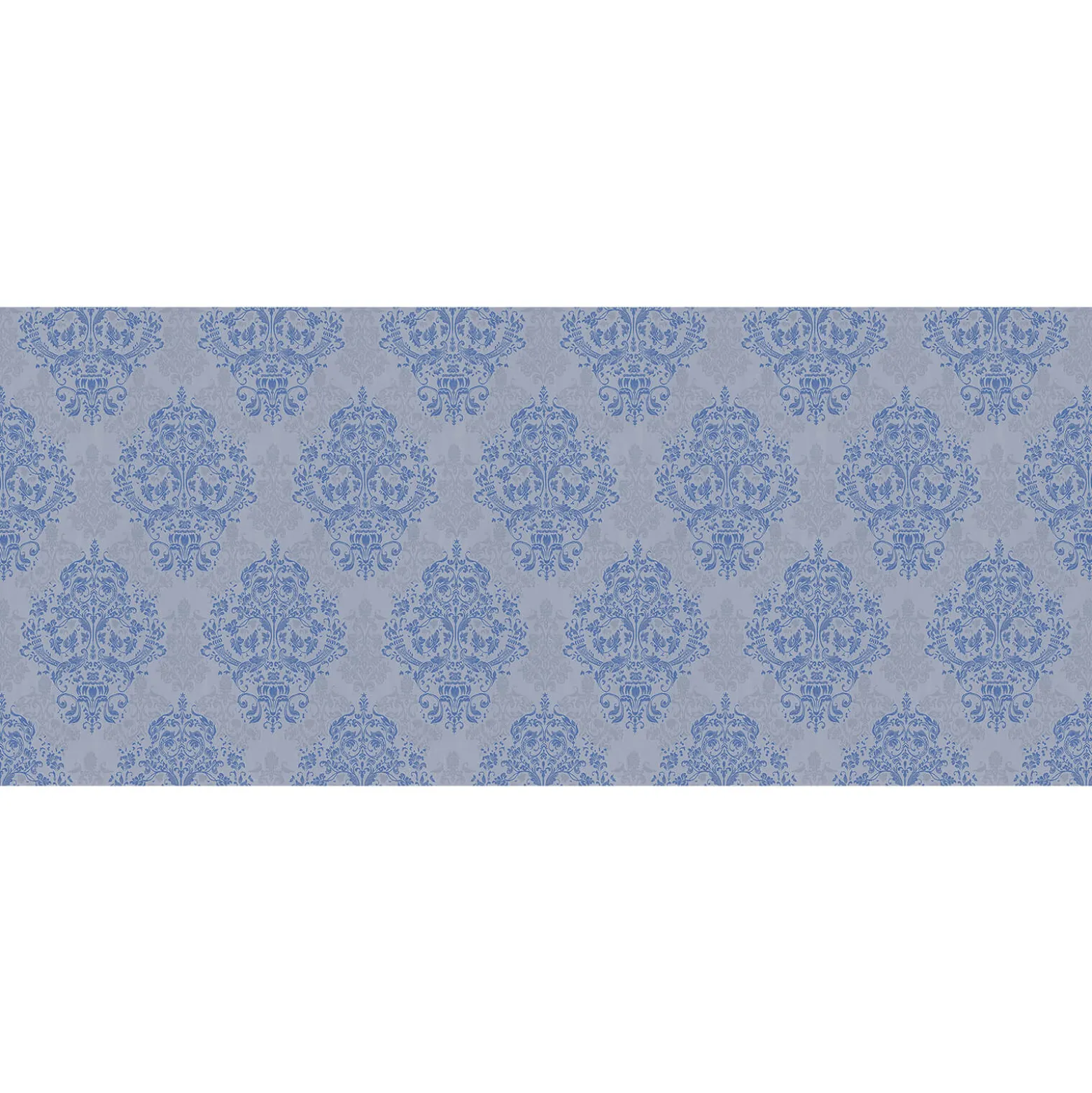 Fototapete Vlies Barock Ornamente blau grau