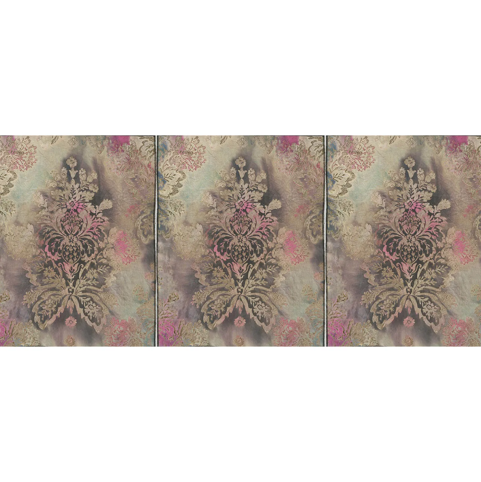 Fototapete Vlies Barock Ornamente beige creme