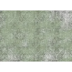 Fototapete Vlies Barock Ornamente Vintage grün Premium