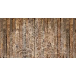 Fototapete Vlies Baum Holz Planken beige braun