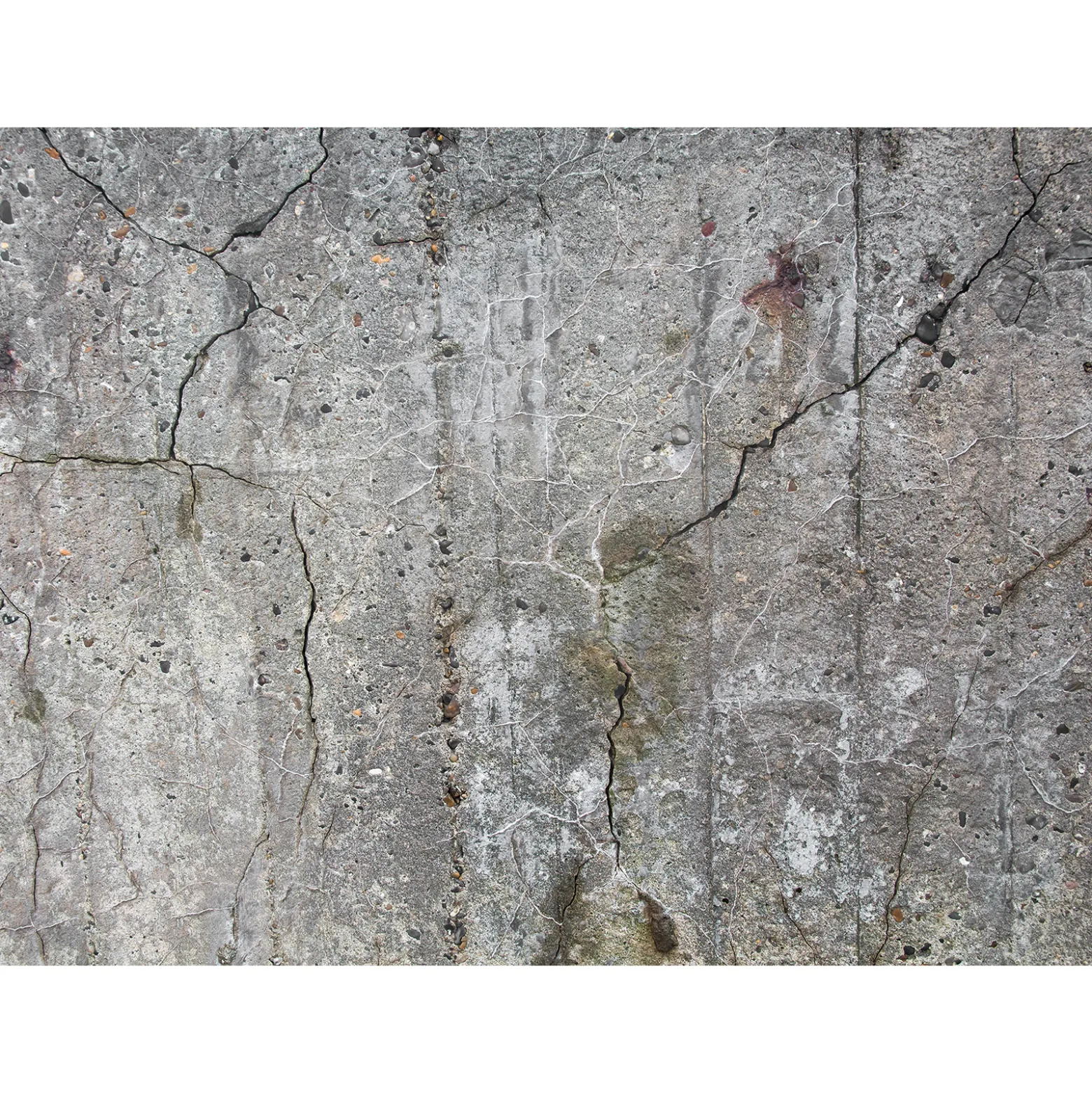 Fototapete Vlies Beton Mauer grau braun