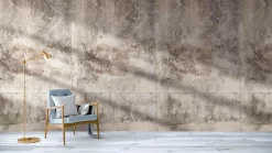 Fototapete Vlies Beton Putz Mauer grau braun 38339-1