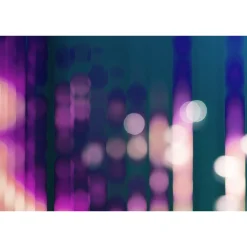 Fototapete Vlies Big City Lights lila blau Premium
