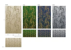 Fototapete Vlies Blätter Grafisch Floral grün blau 47241