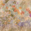 Fototapete Vlies Blumen Vintage Kunst grau 38264-1