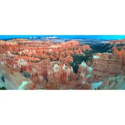 Fototapete Vlies Canyon Berge Felsen blau braun