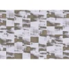 Fototapete Vlies Collage Kacheln braun grau Premium