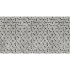 Fototapete Vlies 3D Beton Lebensblumen grau Premium