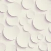 Fototapete Vlies 3D-Effekt Kreise beige 38283-1