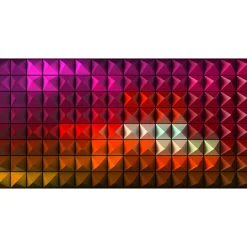 Fototapete Vlies 3D Grafisch Quadrate bunt