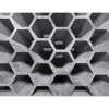 Fototapete Vlies 3D Waben Röhren Beton grau