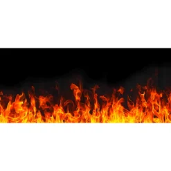 Fototapete Vlies Flammen Feuer rot gelb schwarz