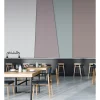 Fototapete Vlies Geometrie Retro blau rosa Premium