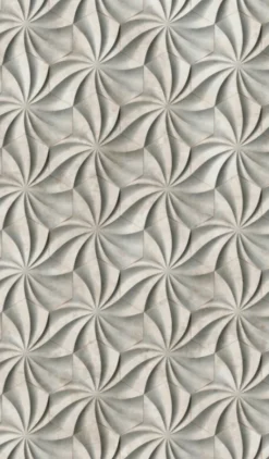 Fototapete Vlies Grafik 3D Geometrie grau kupfer 47229