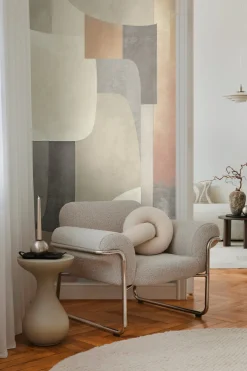 Fototapete Vlies Grafisch Abstrakt Beige Grau 79145-4