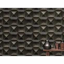 Fototapete Vlies Grafisch 3D Würfel braun Premium