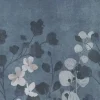 Fototapete Vlies Grandeco Blau Blumen A41701
