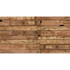Fototapete Vlies Holzbalken Motiv beige braun