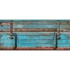 Fototapete Vlies Holzkiste Shabby Chic blau