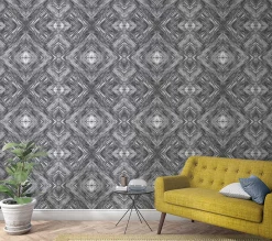 Fototapete Vlies Holz-Optik Grafisch grau weiß 47250