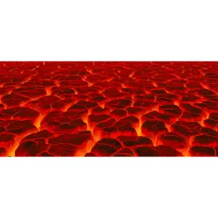 Fototapete Vlies Magma Lava Feuer rot