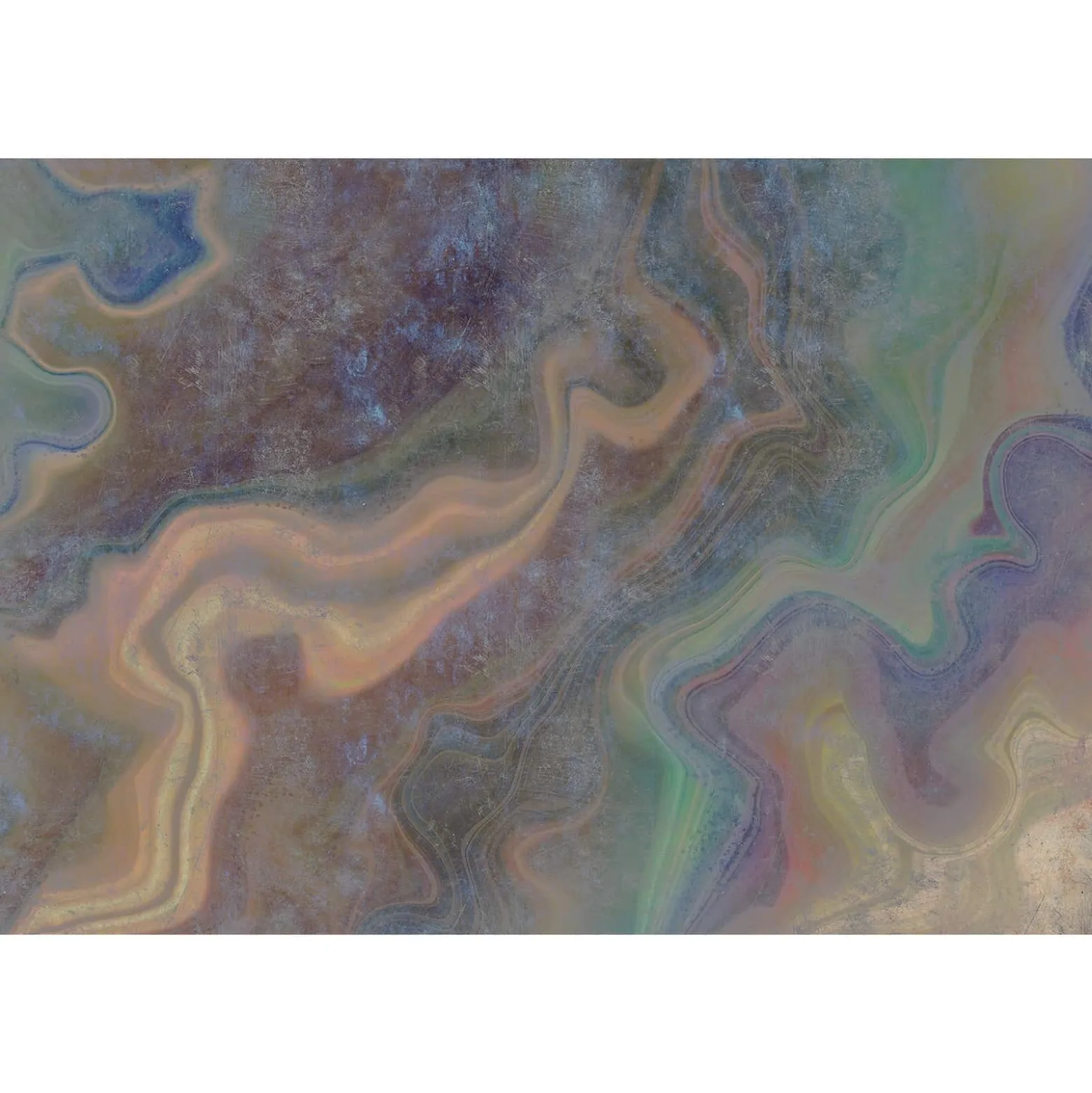 Fototapete Vlies Marmor Aquarell grün blau rot Premium