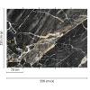 Fototapete Vlies Marmor-Design Stein schwarz gelb weiß