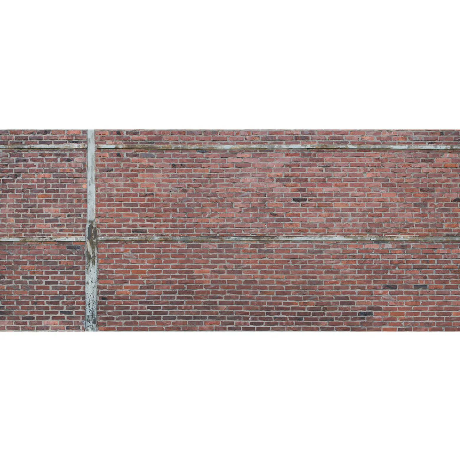 Fototapete Vlies Mauer Ziegelsteine Wand grau rot