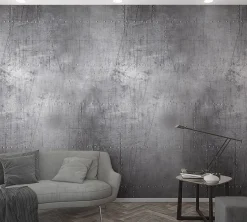 Fototapete Vlies Metall-Optik Nieten grau 47212