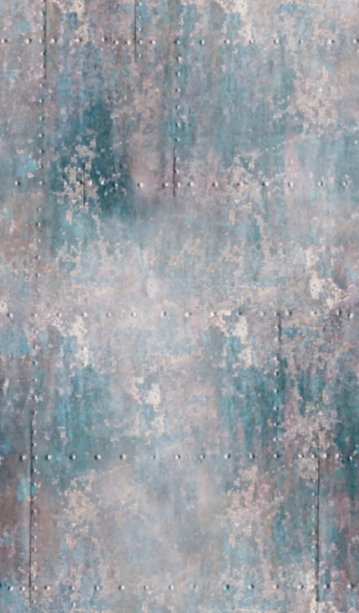 Fototapete Vlies Metall-Optik Nieten blau grau beige 47213