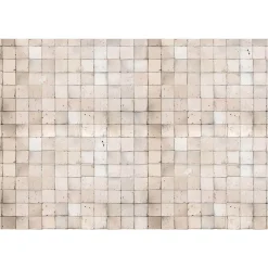 Fototapete Vlies Mosaik Fliesen beige creme