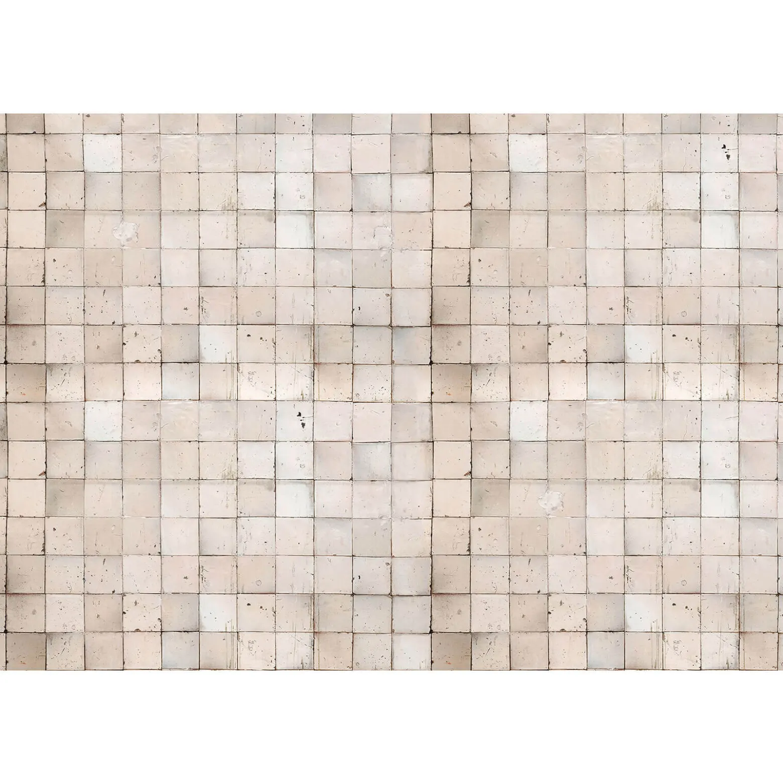 Fototapete Vlies Mosaik Fliesen beige creme
