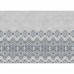 Fototapete Vlies Nordisch Grafisch grau blau Premium